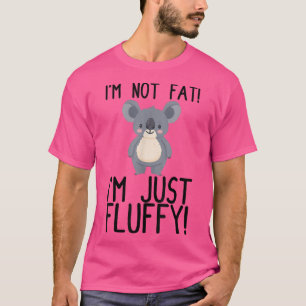 T-shirt Graisse Koala Ours mignon Koala Fluffy Laziness La