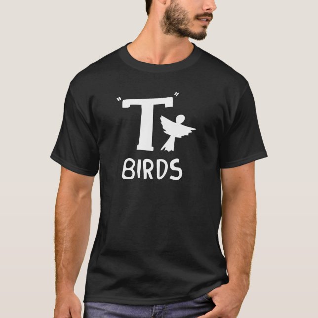 T-shirt Graisse - T-Oiseaux (Devant)