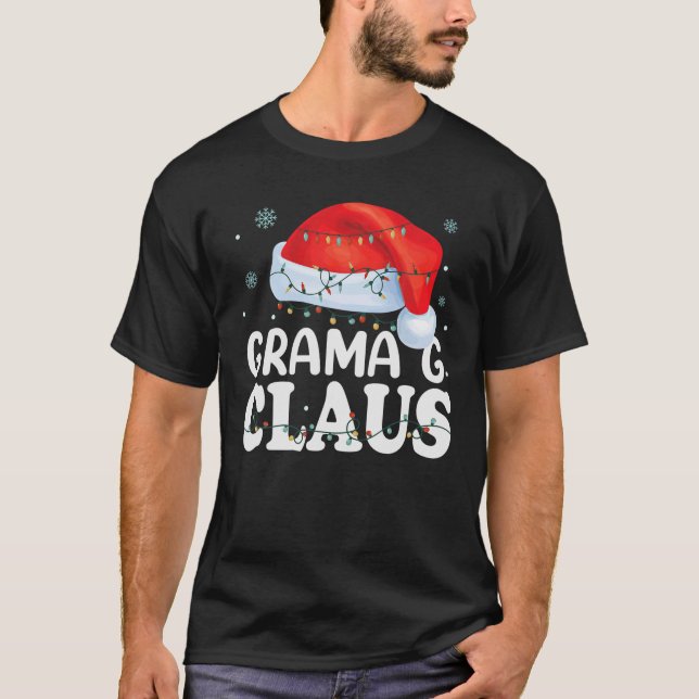 T-shirt Grama G Claus Xmas Famille Correspondant Drôle Gra (Devant)