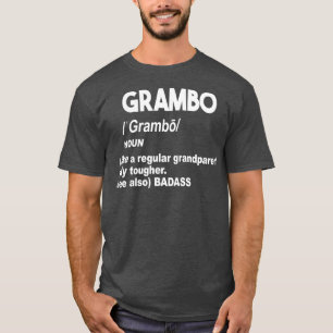 T-shirt Grambo Badass dur Grand-mère ou grand-père Dont 