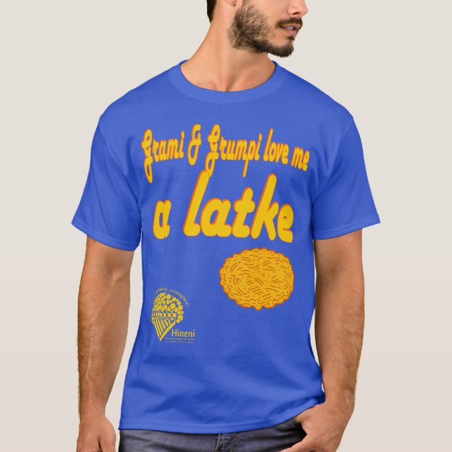 T-shirt Grami & Grumpi Love Me a Latke (Devant)