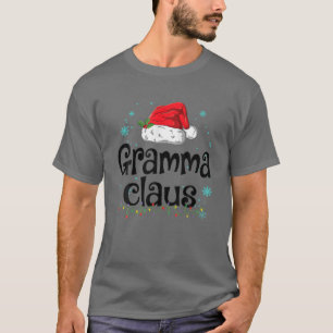 T-shirt Gramma Claus Noël Pyjama Famille Correspondant Noë