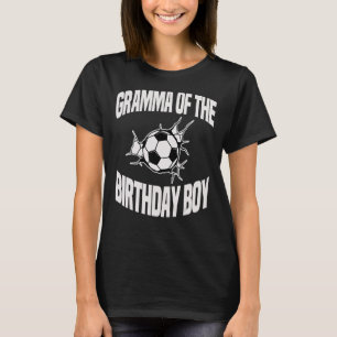 T-shirt Gramma De L'Anniversaire Boy Soccer Team Anniversa