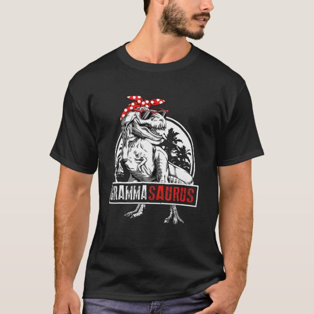 T-shirt Grammasaurus T Rex Dinosaur Gramma Saurus Mère (Devant)