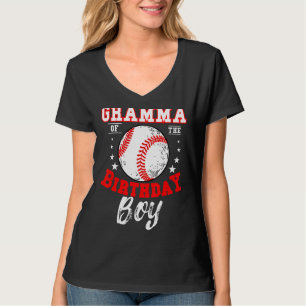 T-shirt Gramme De L'Anniversaire Garçon Baseball Thème Ann