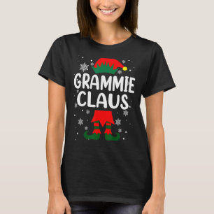 T-shirt Grammie Claus Famille Correspons Grammie Claus Paj