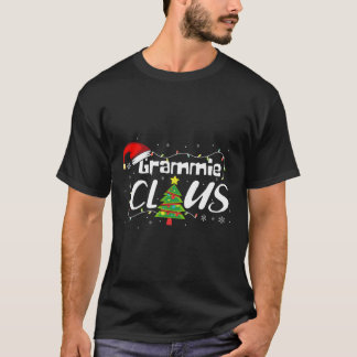 T-shirt Grammie Claus Grand-Mère Ou Grand-Père