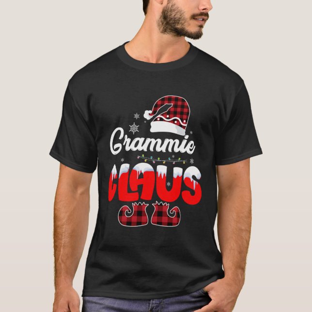 T-shirt Grammie Claus Père Noël Noël Famille Paja (Devant)