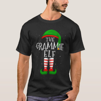 T-shirt Grammie Elf Funny Matching Family Group Christ