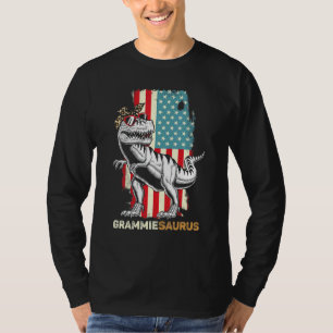 T-shirt Grammiesaurus Rex Grandma Dinosaur Rex Grammie Sau