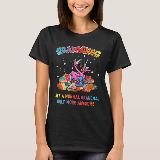 T-shirt Grammingo Comme Un Grandma Quilly Normal (Devant)