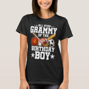 T-shirt Grammy All Star de l'anniversaire du garçon de bas