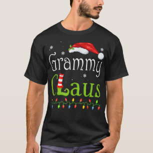 T-shirt Grammy Claus Funny Family Père Noël Pajamas