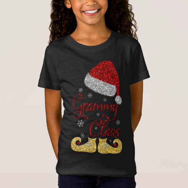 T-Shirt grammy Claus jumeler famille Noël Noël Noël Noël N (Devant)