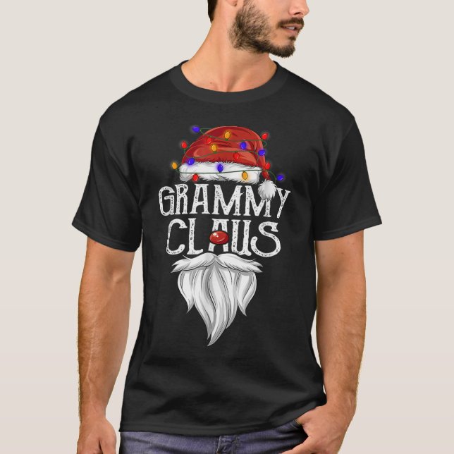 T-shirt Grammy Claus Shirt Christmas Pajama F (Devant)