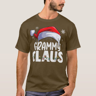 T-shirt Grammy Claus Xmas Famille Correspondant Grand-mère