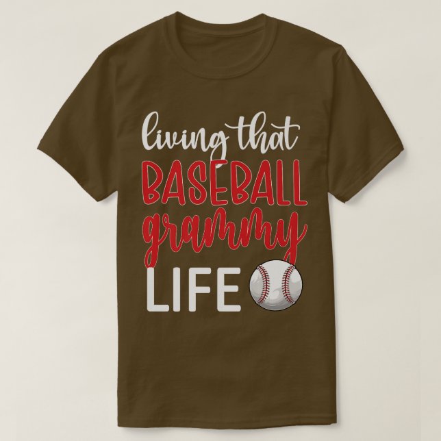 T-shirt Grammy de base-ball vie de baseball Grandma Grammy (Design devant)
