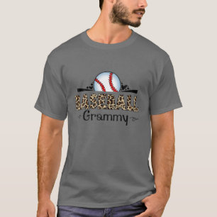 T-shirt Grammy de baseball Grand-mère de famille de Balle