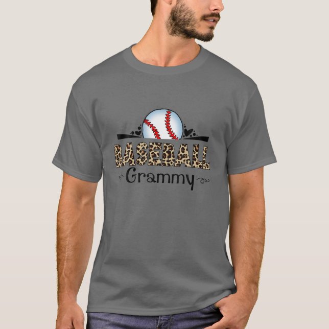 T-shirt Grammy de baseball Grand-mère de famille de Baller (Devant)