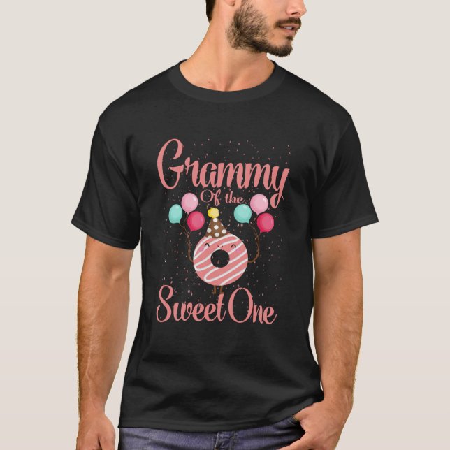 T-shirt Grammy De La Douce Une Famille Correspondant 1Er (Devant)