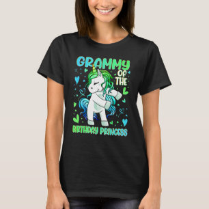 T-shirt Grammy de la fête d'anniversaire Princesse Dabbing