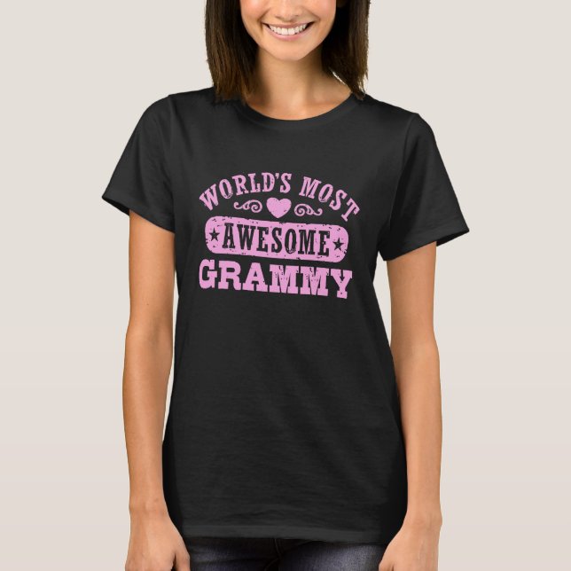 T-shirt Grammy la plus géniale au monde (Devant)