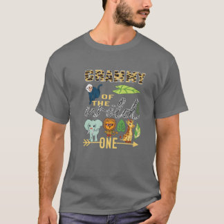 T-shirt Grammy Of The Wild One Zoo 1EBirthday Safari Jun