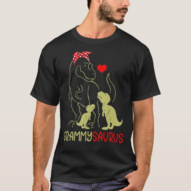 T-shirt Grammysaurus Rex Grammy Saurus Dinosaur Femmes Mam (Devant)