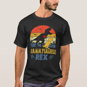 T-shirt Grammysaurus T Rex Dinosaur Grammy Saurus Famille