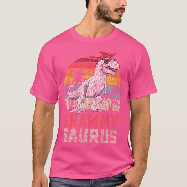 T-shirt Grammysaurus T Rex Dinosaur Grammy Saurus Mère (Devant)