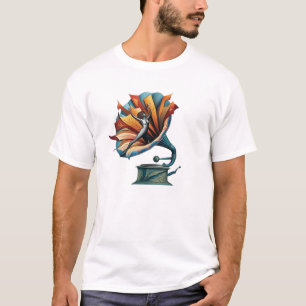 T-shirt Gramophone-Danser à travers la mélodie