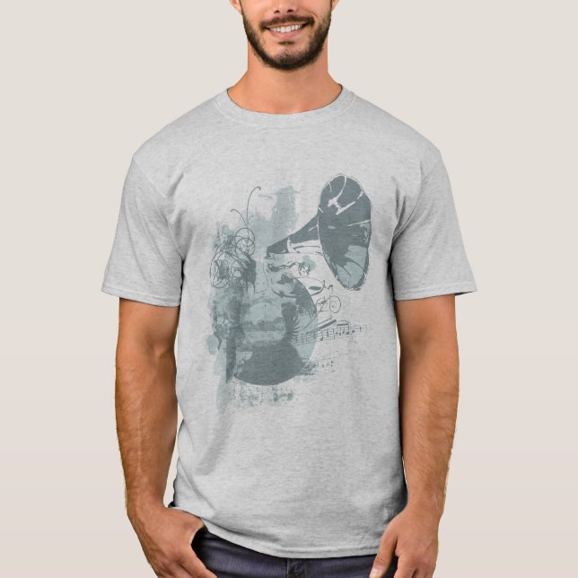 T-shirt Gramophone Gritty (Devant)
