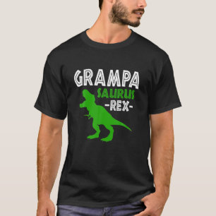 T-shirt Grampasaurus T Rex Dinosaur Grampa Saurus Famille