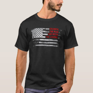 T-shirt Grampie The Man Myth Legend drapeau américain Fath