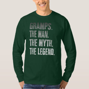T-shirt Gramps The Man The Myth The Legend Father's Day