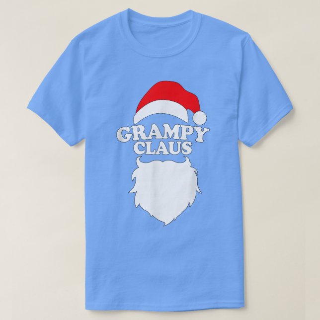 T-shirt Grampy Claus T Funny Holiday Christmas Gift Teft (Design devant)