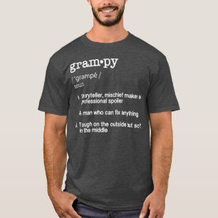 T-shirt Grampy Definition TFunny Cool cadeau cadeau cad