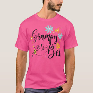 T-shirt Grampy To Bee, Jolie Faire-part De Grossesse Pour 