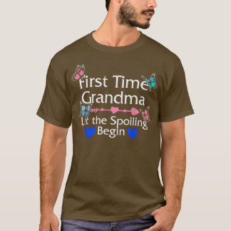 T-shirt Gramy Première Fois Grand-Mère Laisser Commencer L