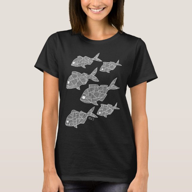 T-shirt Grand Aholehole blanc (Devant)