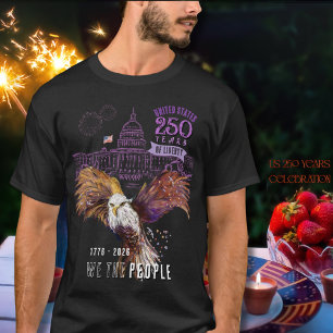 T-shirt Grand Aigle États-Unis 250 Ans de Liberté Nous Le 