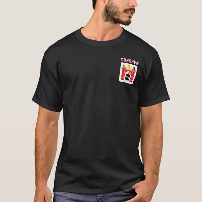 T-shirt Grand armoiries de Munich (Devant)