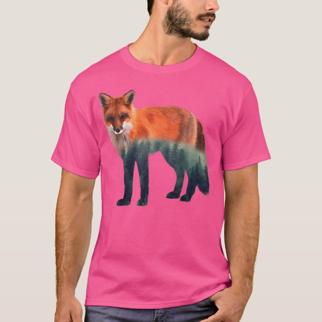 T-shirt Grand Art Wild Nature Fox (Devant)