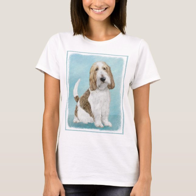 T-shirt Grand Basset Griffon Vendeen - Art Chien original (Devant)