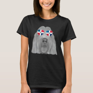 T-shirt Grand Basset Griffon Vendeen Chien Drapeau Dominic