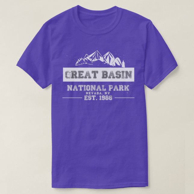 T-shirt Grand Bassin, Parc National du Nevada (Design devant)