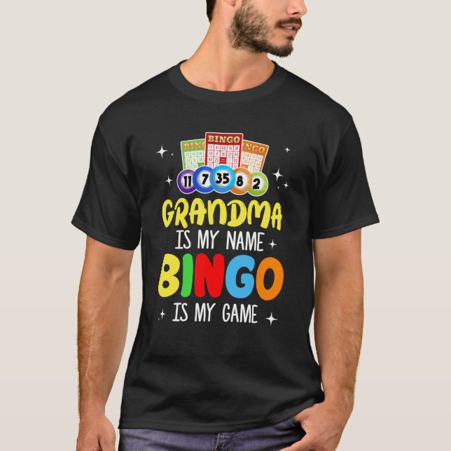 T-shirt Grand Bingo Art Pour Grandma Femmes Jeu Bingo P (Devant)