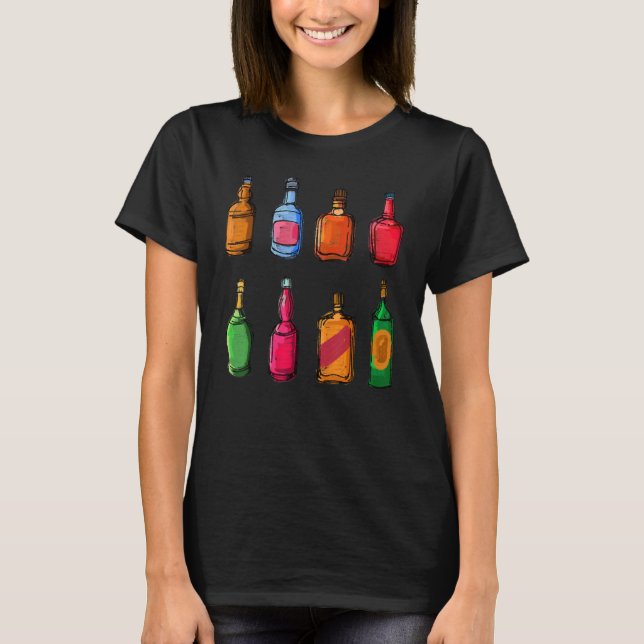 T-shirt Grand Boisson Longdrinks Party Alcohol Festival L (Devant)