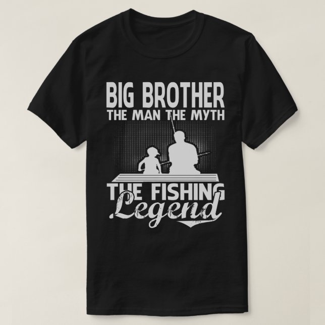 T-shirt GRAND BROTHER Homme Mythe Pêche Légende Fête des p (Design devant)