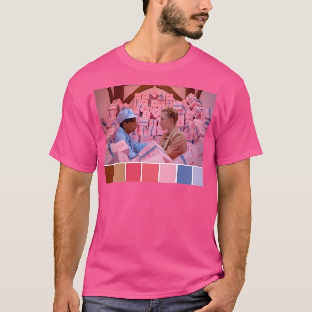 T-shirt Grand Budapest Hotel Palette (Devant)